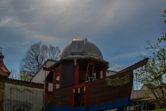 22° Ring über der Spielbootsternwarte am 16.4.2020