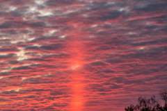 Lichtsäule am 03.12.2020