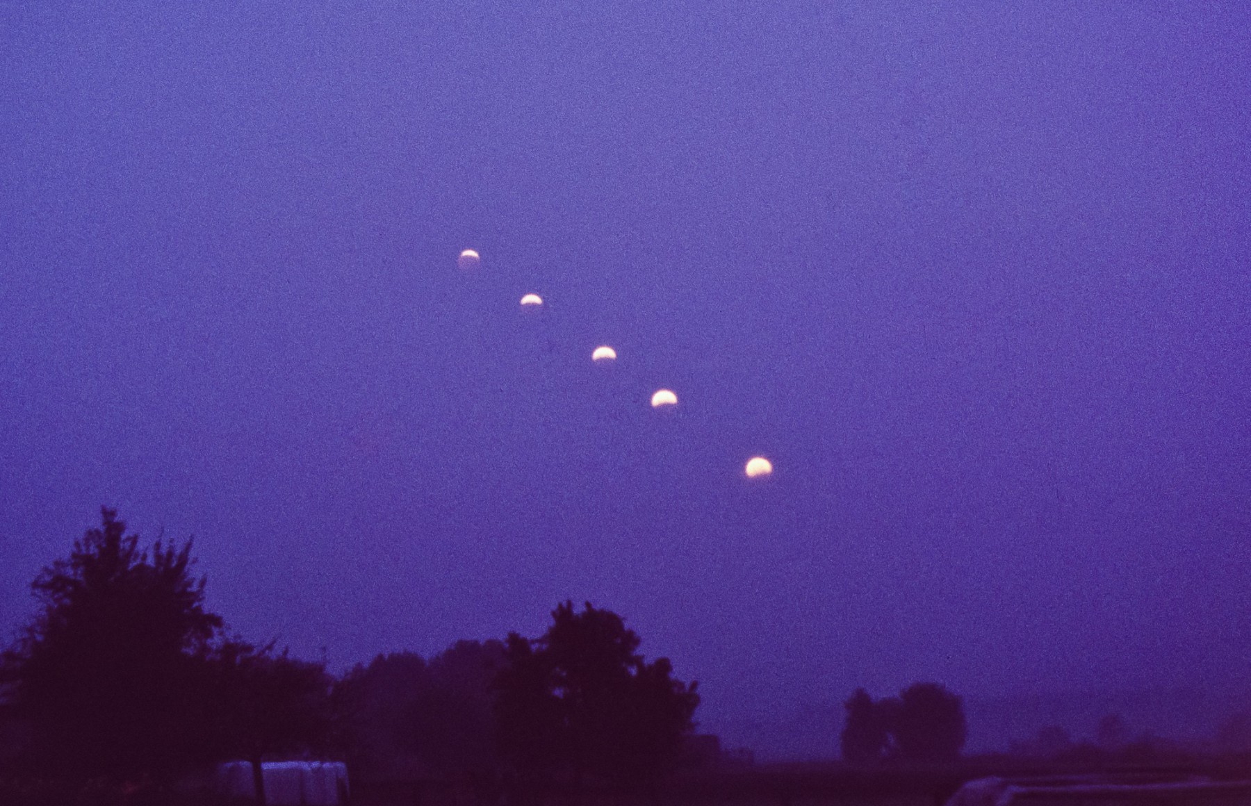 Reihenaufnahme Mondfinsternis  1996