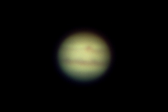 Jupiter am 15.7.2020 am 100/1500mm Refraktor (Kamera ASI 183 MC Pro)