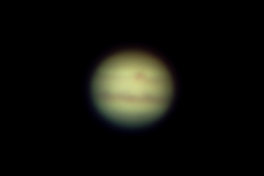 Jupiter am 15.7.2020 am 100/1500mm Refraktor (Kamera ASI 183 MC Pro)