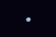 Jupiter mit seinen Gallileischen Monden am 27.1.2024 am SC 9.25 (Kamera ASI 183 MC Pro)