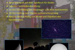 Flyer zum Astronomietag am 19.4.2019